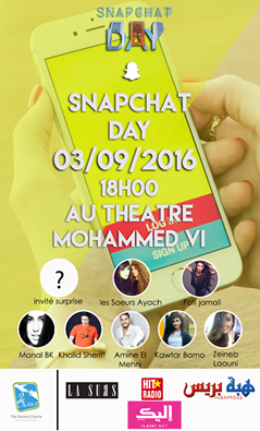 le snapchat day est enfin au Maroc