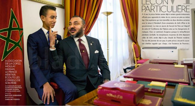 L'histoire derrière la photo du Roi Mohammed VI et son fils 